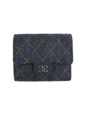 Chanel Small Classic Wallet Pre Collection Denim
